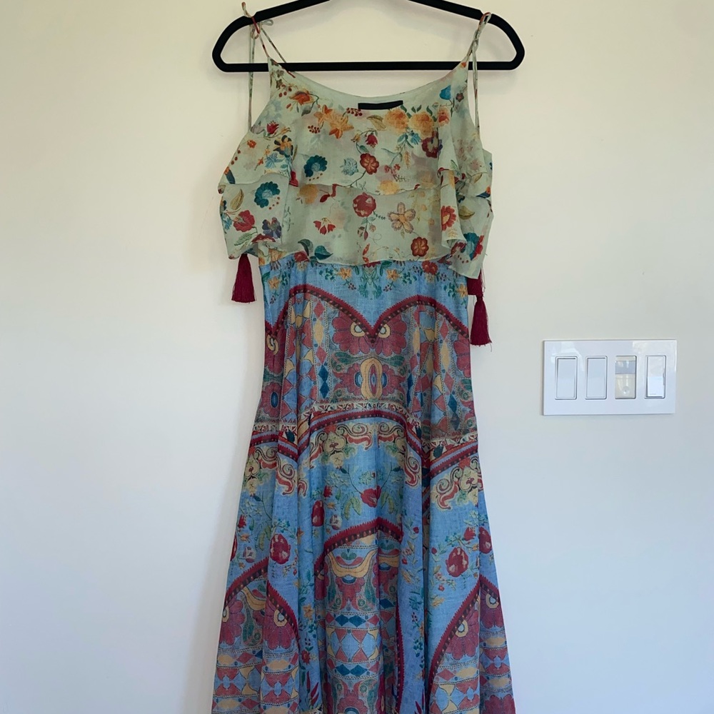 Hemant & Nandita Clara Silk Maxi Dress